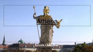 Athena, Greek goddess of wisdom, craft, and warfare. by Marina
