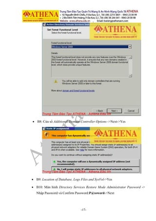 Athena lab+windows+2k8 | PDF