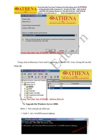 Athena lab+windows+2k8 | PDF