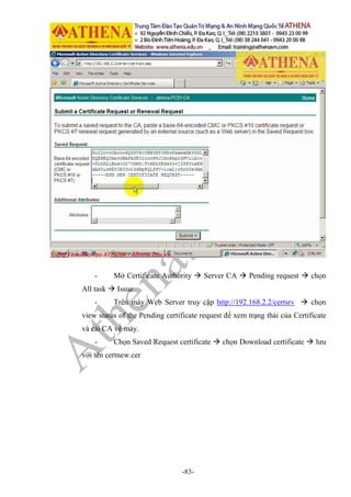 Athena lab+windows+2k8 | PDF