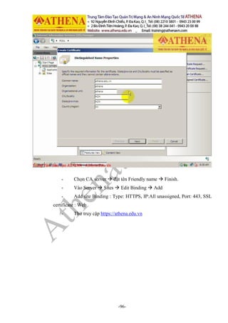 Athena lab+windows+2k8 | PDF