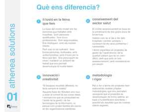 Què ens diferencia?
athenea solutions




01
 