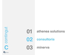 contingut




            01   athenea solutions

            02   consultoria

 C          03   minerva
 