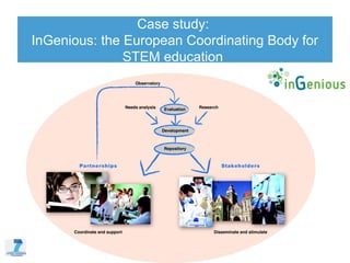 Case study:
InGenious: the European Coordinating Body for
               STEM education
 