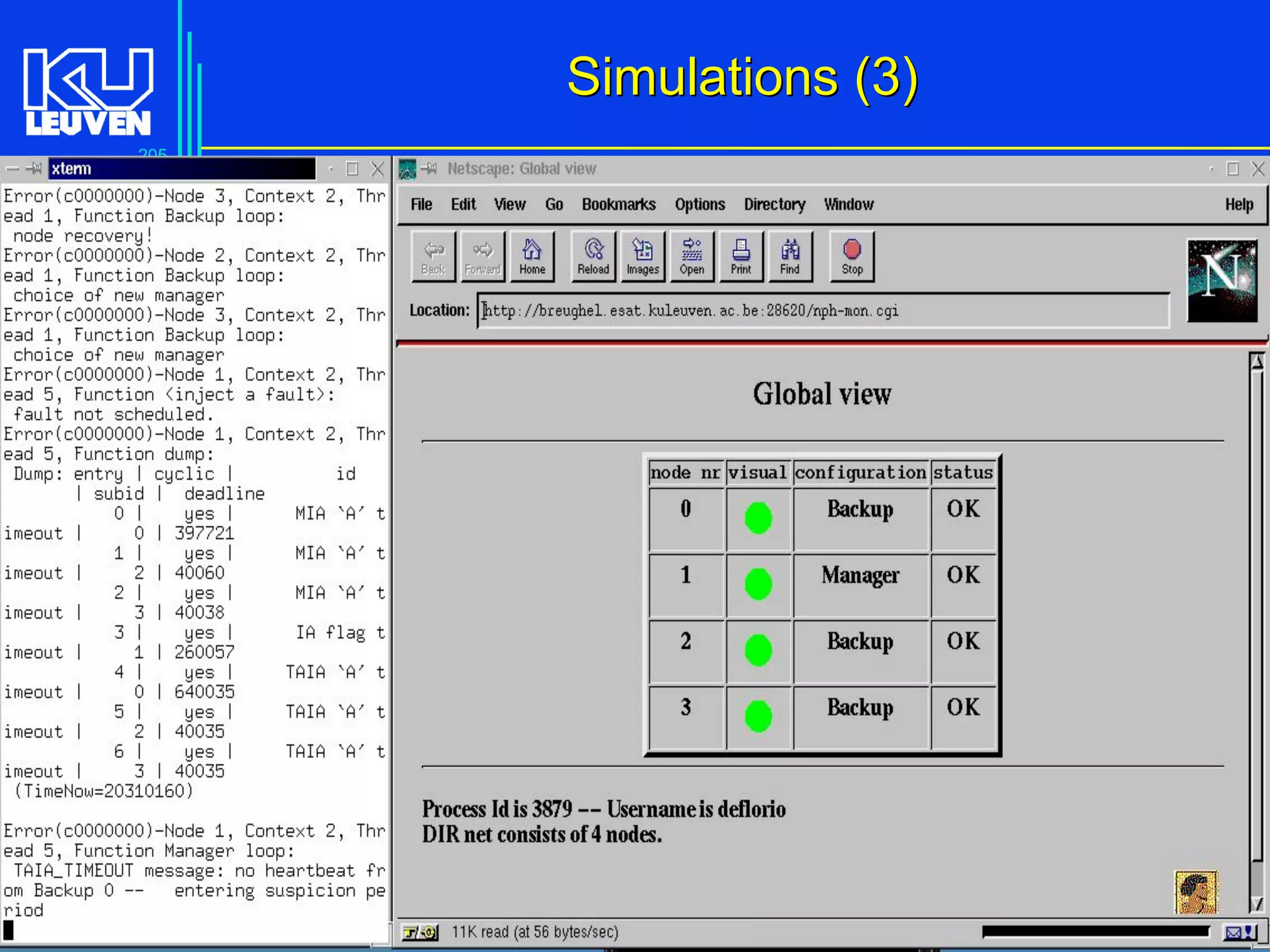 205
Advanced C Language for Engineering ( V De Florio)
Simulations (3)Simulations (3)
 