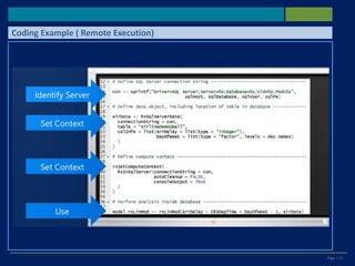 Page | 23
Coding Example ( Remote Execution)
 