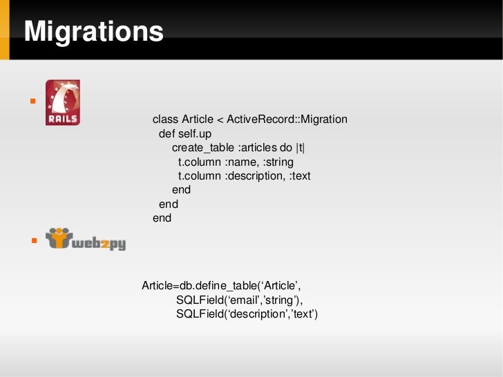 example rails form_tag Web2py Rails vs