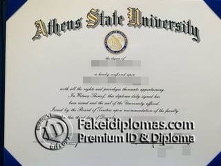 Athens State University degree