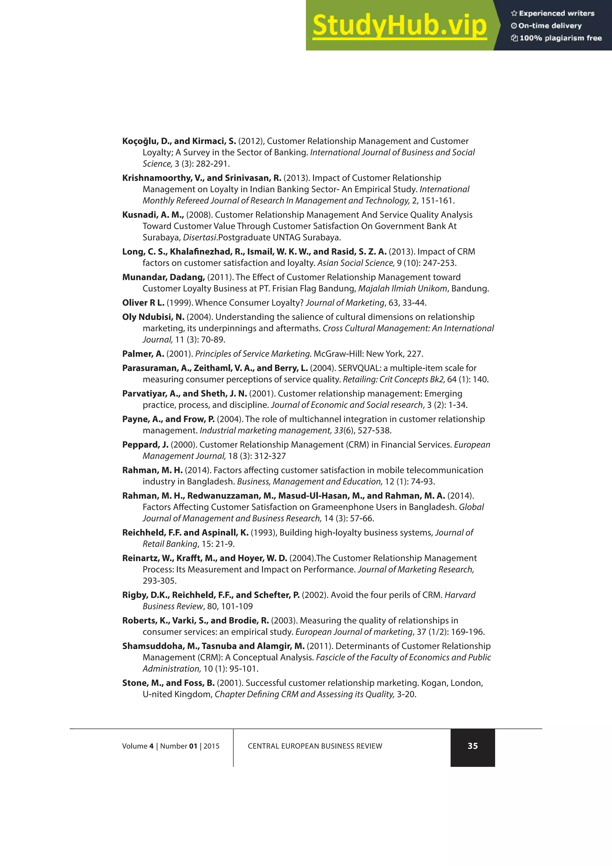 A THEORETICAL REVIEW OF CRM EFFECTS ON CUSTOMER SATISFACTION AND ...