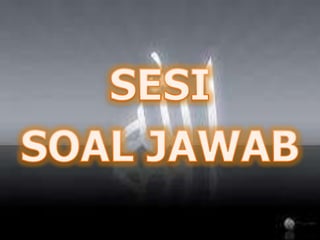 TIDURDari Aisyah R.A. : “Setiap kali Rasulullah S.A.W. ingintidur, bagindaakanmembacasurah Al-Ikhlas, Al-Falaqdan An-Nasdanmenghembusketapaktanganlalumenyapukankeseluruhmukadanbahagianbadan yang mampudicapai. Dan apabilabagindajatuhsakit, bagindaakanmenyuruhkumelakukannyauntukbaginda.”Tidurdiawalmalamdanbangundipenghujungmalamuntuksolattahjud. Allah jugaberfirman “Sungguh, bangunmalamitulebihkuatmengisijiwadanbacaandiwaktuitulebihberkesan.” (al-Muzammil : 6)Berwudhuksebelumtidurdanmengiringdiatasrusukkanan, menghadapkiblat.Mengibaskan alas tidurtiga kali.Makruhtidurmeniarapkeranaiaadalahposisitidurpenghunineraka.Menutuppintu, jendela, matikanapidanlampusebelumtidur.Apabilabermimpiburuk, ludah 3 kali kesebelahkirilaluubahposisitidurdantidakmenceritakanmimpikepadasesiapa.Kalaumenguapkeranamengantuk, tutuplahmulutdantahansekuatnya, keranasyaitanakanmentertawakankita. 