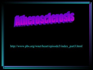 Atherosclerosis http://www.pbs.org/wnet/heart/episode3/index_part3.html 