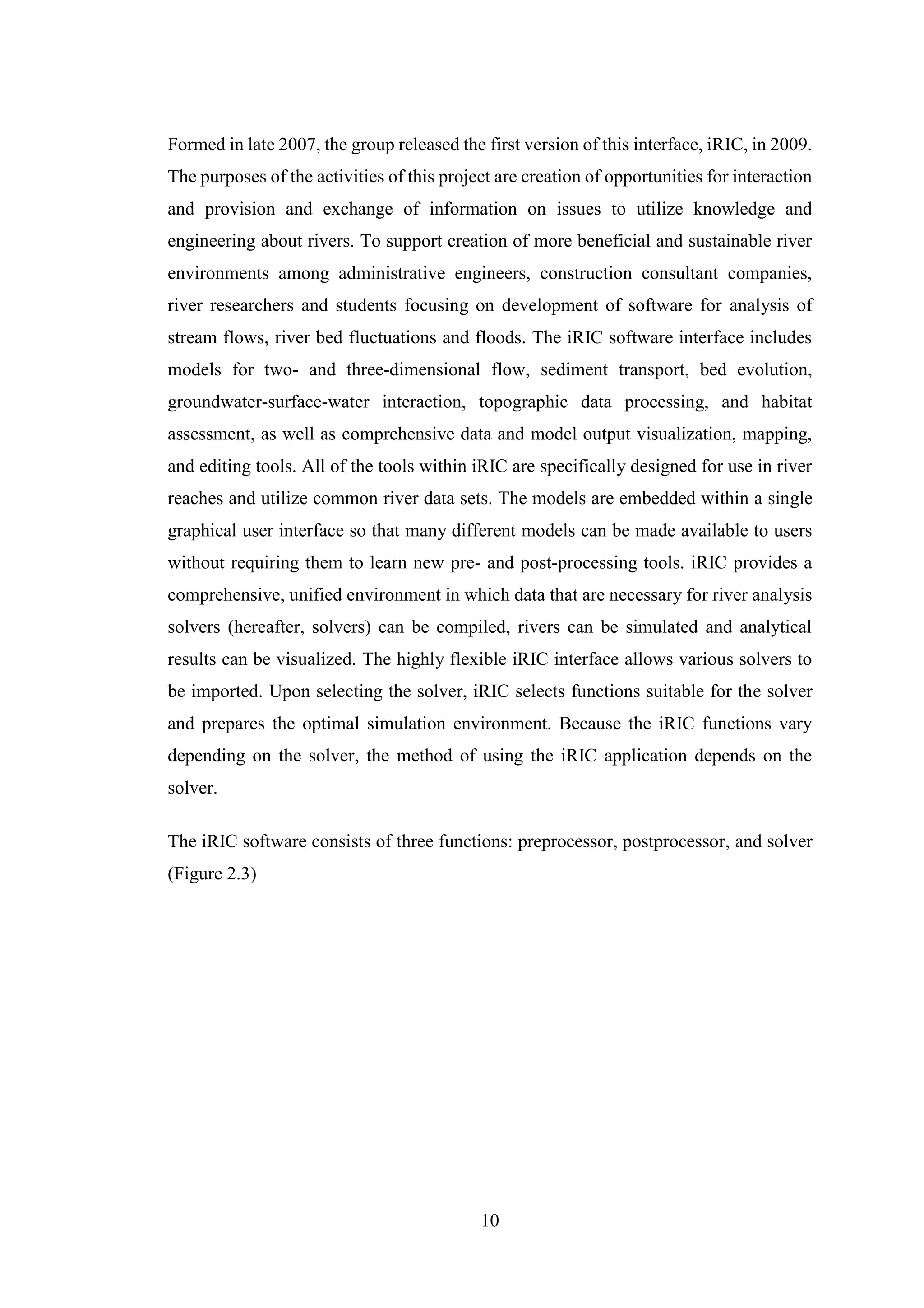 A thesis of numerical simulation of flow through open channel with ...