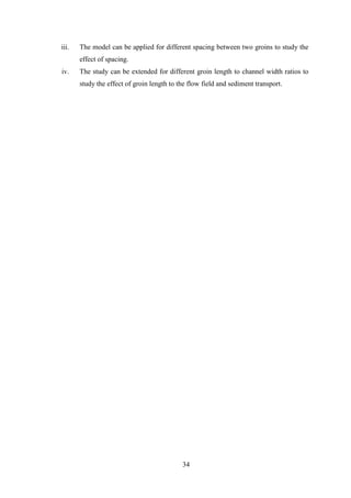 A thesis of numerical simulation of flow through open channel with ...