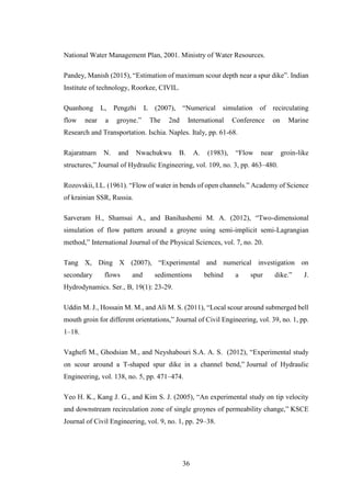 A thesis of numerical simulation of flow through open channel with ...