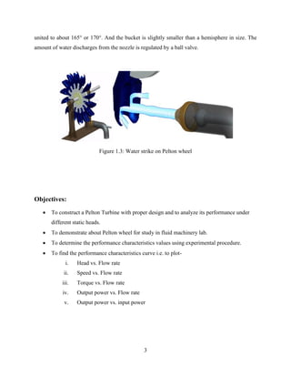 A thesis Report on Pelton Turbine | PDF