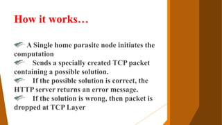 PARASITIC COMPUTING | PPTX