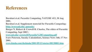 PARASITIC COMPUTING | PPTX
