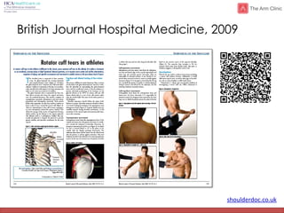 shoulderdoc.co.uk
British Journal Hospital Medicine, 2009
 