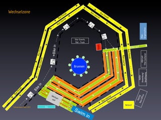 Wechselzone                                                                   ish
                                                                                                              Run
                                                                                                                    cou
                                                                                                                                Run
                                                                               in                                                     fin
                                                                            nf                                         rse                  ish
                                                                        Ru se
                                                                                r
                                                                          n cou
                                                                       Ru




                                                                                                                                                                                     Organisation
                                                                                                                                                                                     PKW-
                                                                                          Star-Events.
                                                                                           Mat.- Truck




                                                                                                                          Penalty
                                                                                                                                                                         Bike out

                                                             Bike in
                                               nish




                                                                                                                                                                  Run finish
                                        Run fi




                                                                                                                                                                                     THW Container
                                                                                                                                                     Run course




                                                                                                                                                                                       ASB Zelt
                                   urse
                             Run co




                                                                                          Brunnen




                                                                                                                                                                                 Verpflegung
                                                                                                                                                                                 Anmeldung/
                                                                                                                                                                                   Helfer
                               n
                            ei
                           Bik
       sh
     ini
   nf
  Ru




                                                             Wec




                                                                                                                                                                                          e
                                                                                                                                              e




                                                                                                                                                                               Race TGE
                                                                                                                                           urs ish




                                                                                                                                                                                    Offic
                                                                 hse
                                                             zelt l-         Swi                                                        co      n




                                                                                                                                                                                  TRS
                                                                                 m   in                                             R un un fi
                                                                                                                                           R
                                                                         Run                                                                                 Notarzt
  Scheuermann, März 2011                              Dixi                   o ut
                                                                                          Sw
                                                                                               im
                                                                                                         in
 