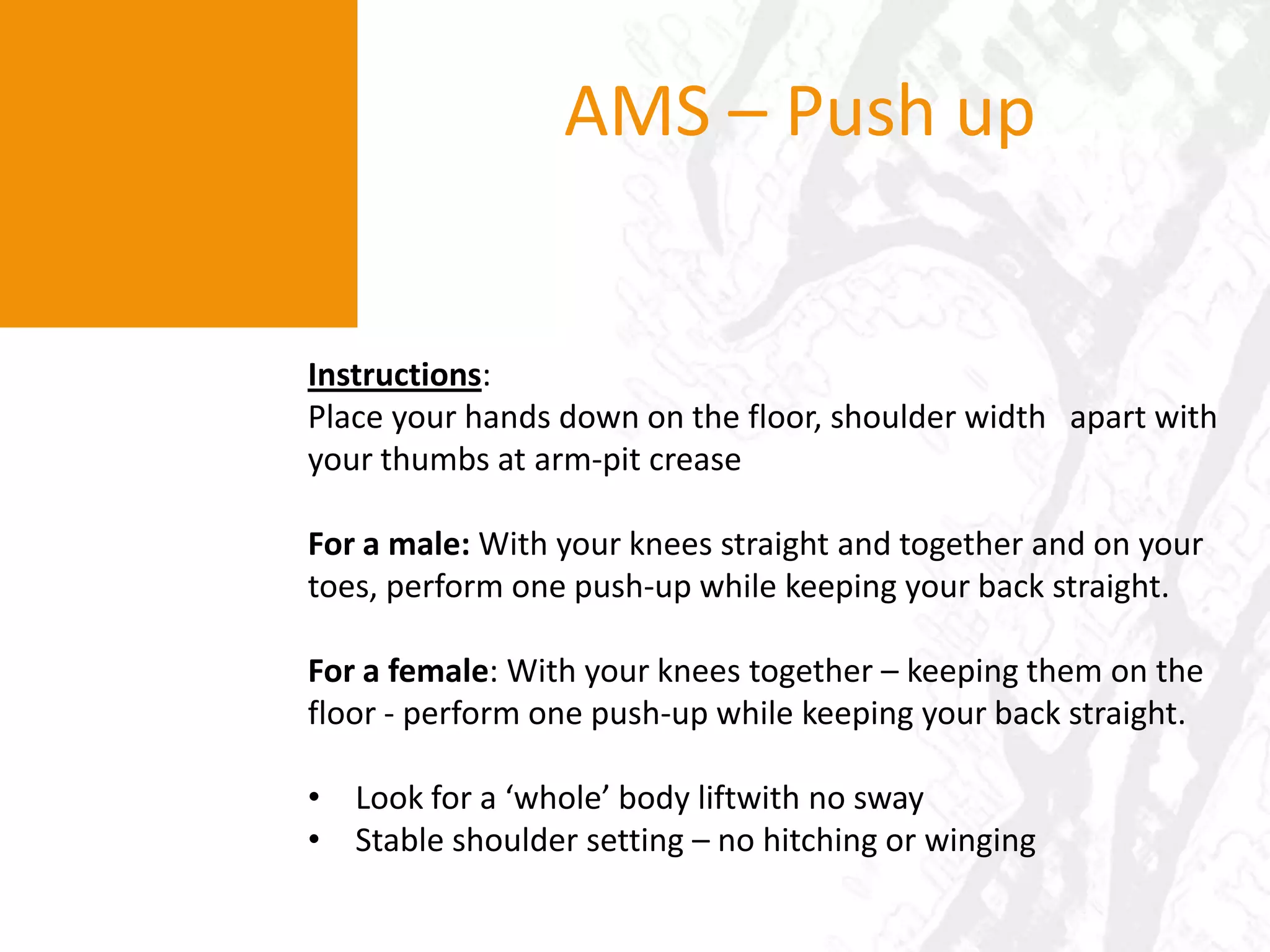 Knees aligned over feet