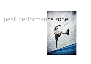 peak performance zone
 