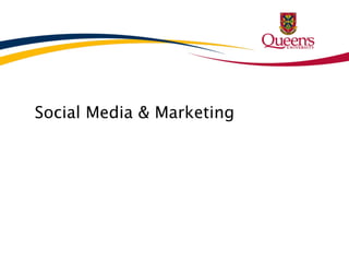 Social Media & Marketing
 