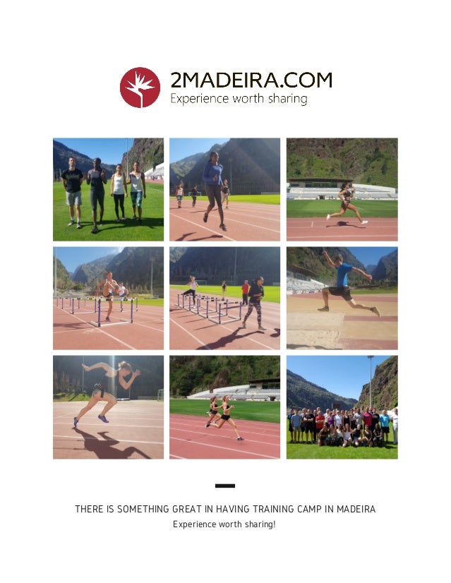 Athletics camp (track and field) in Madeira, Portugal.