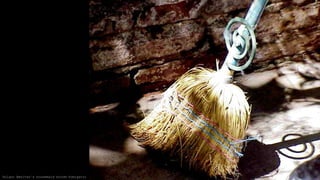 Solano Benitez’s housemaid broom-fumigator
 