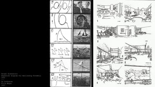 Sergei Eisenstein
Sequences diagram for Battleship Potemkin
1924
---
Le Corbusier
Villa Meyer
1925
 
