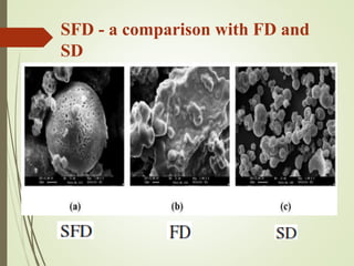 SFD - a comparison with FD and
SD
 