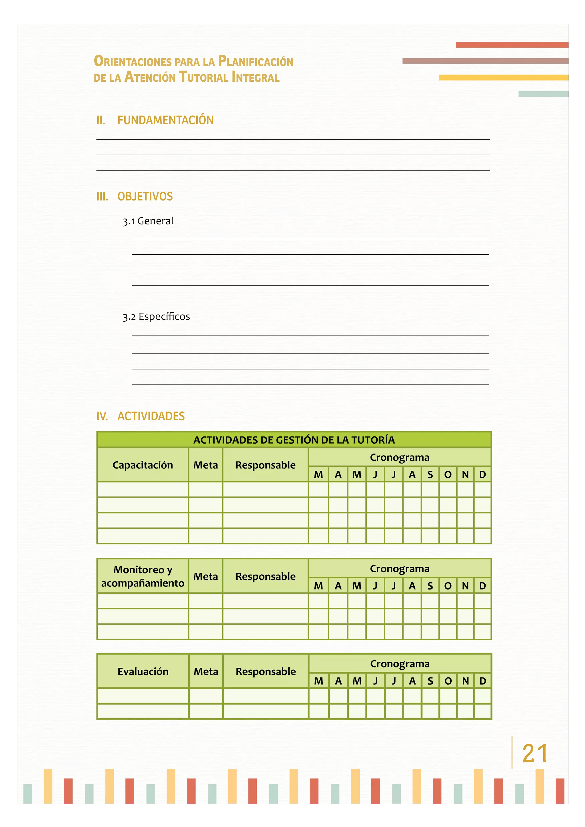 Ati orientaciones para la planificación de la atención tutorial ...