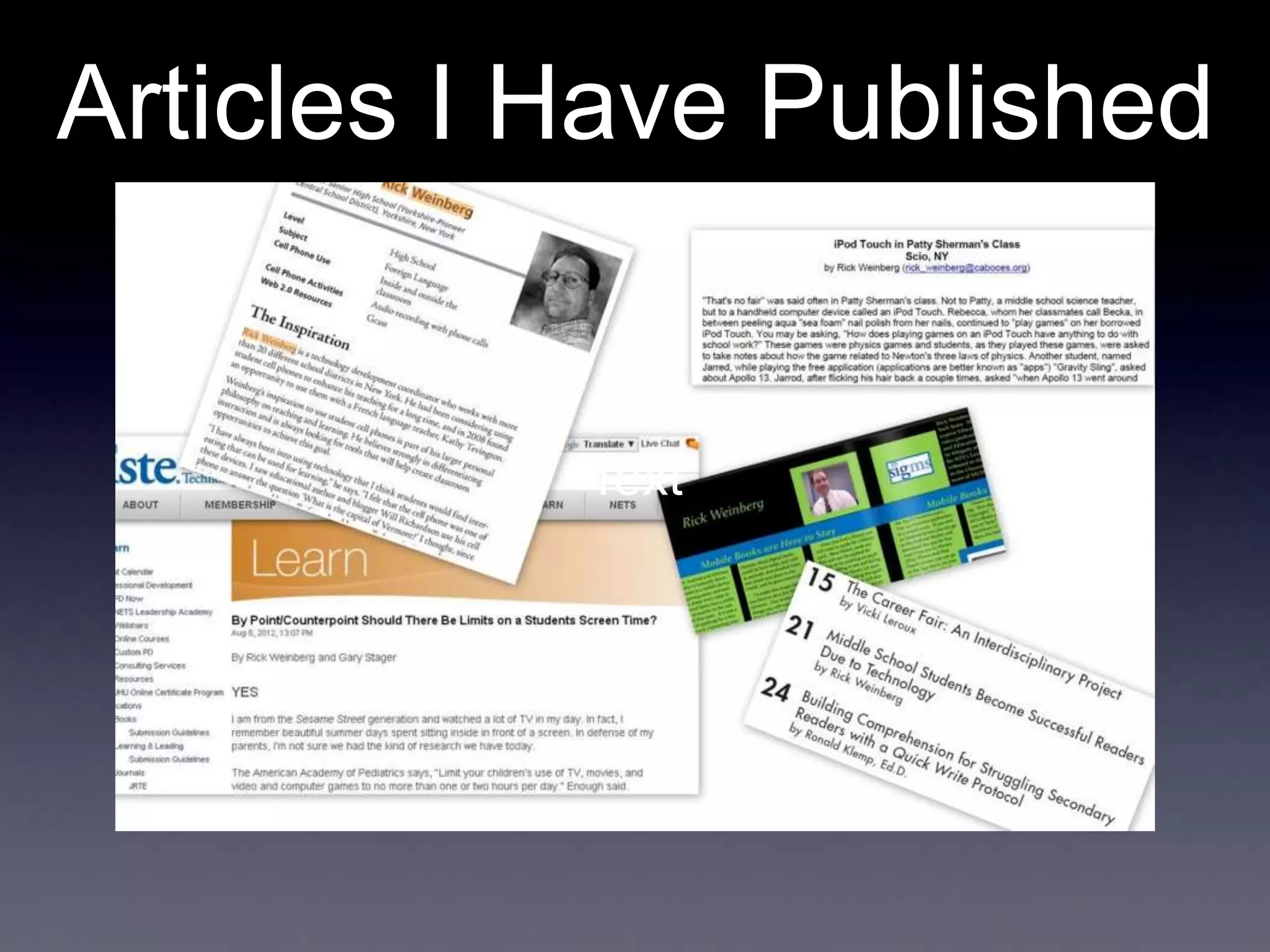 Articles I Have Published

Text

 