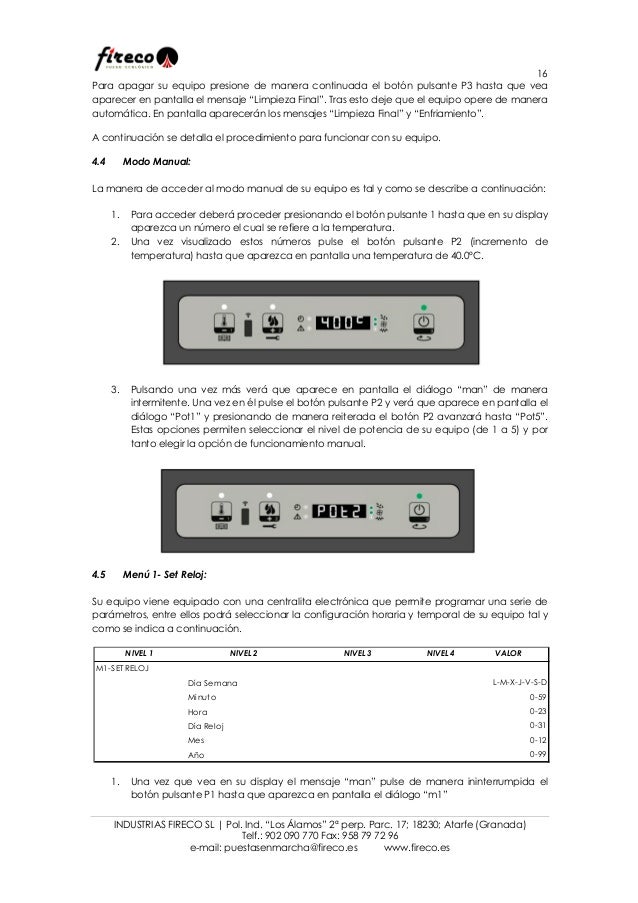 Manual de instrucciones Atica