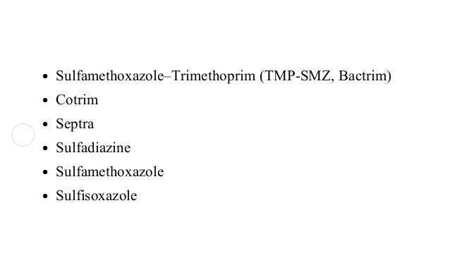 Trimethoprim Sulfamethoxazole Ati