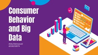 Consumer
Behavior
and Big
Data
Atika Rahmawati
6018210074
 