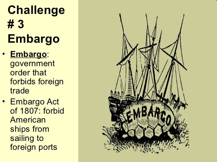 embargo act
