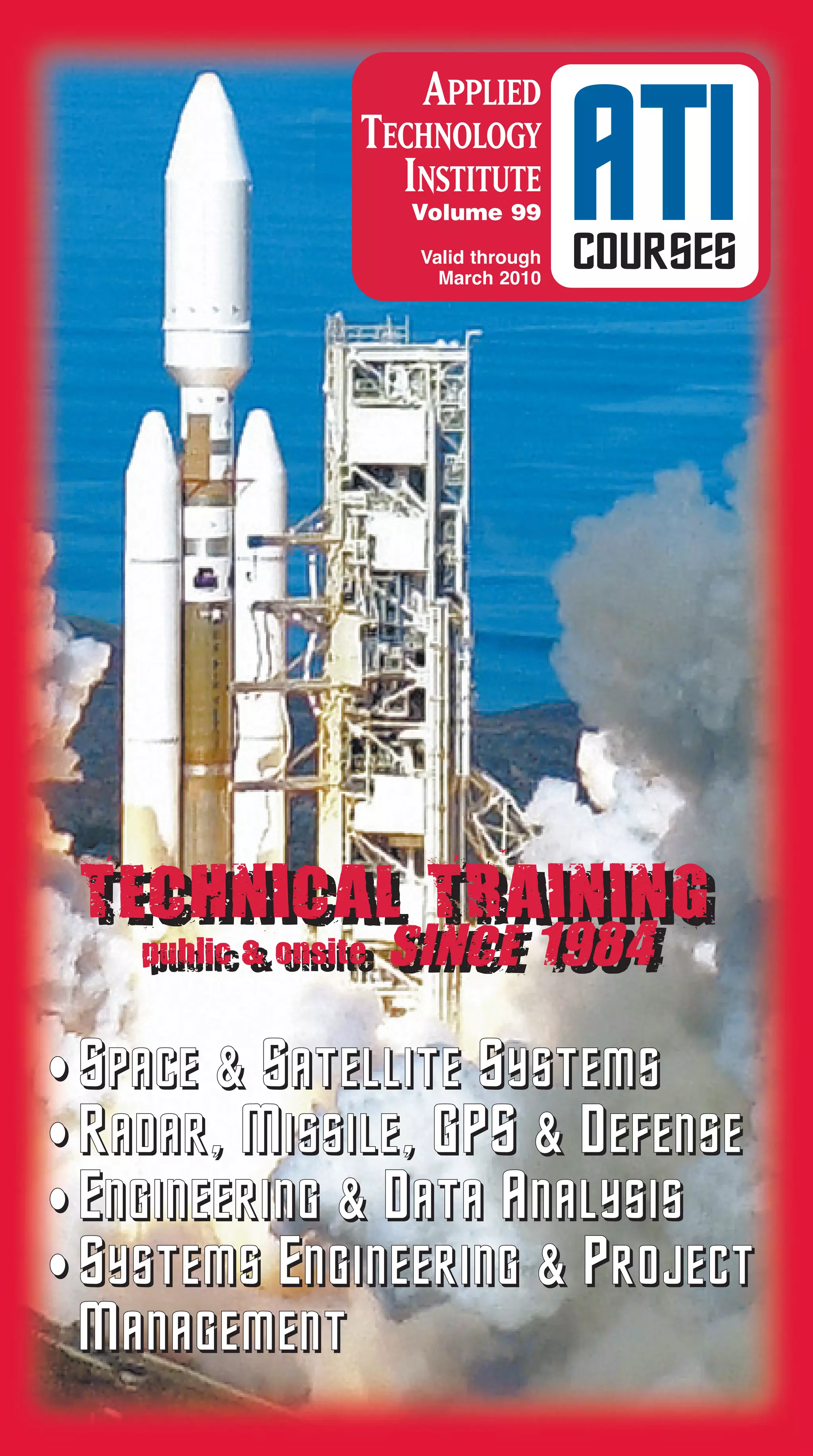 ATI Professional Development Courses Catalog On Space, Satellite and