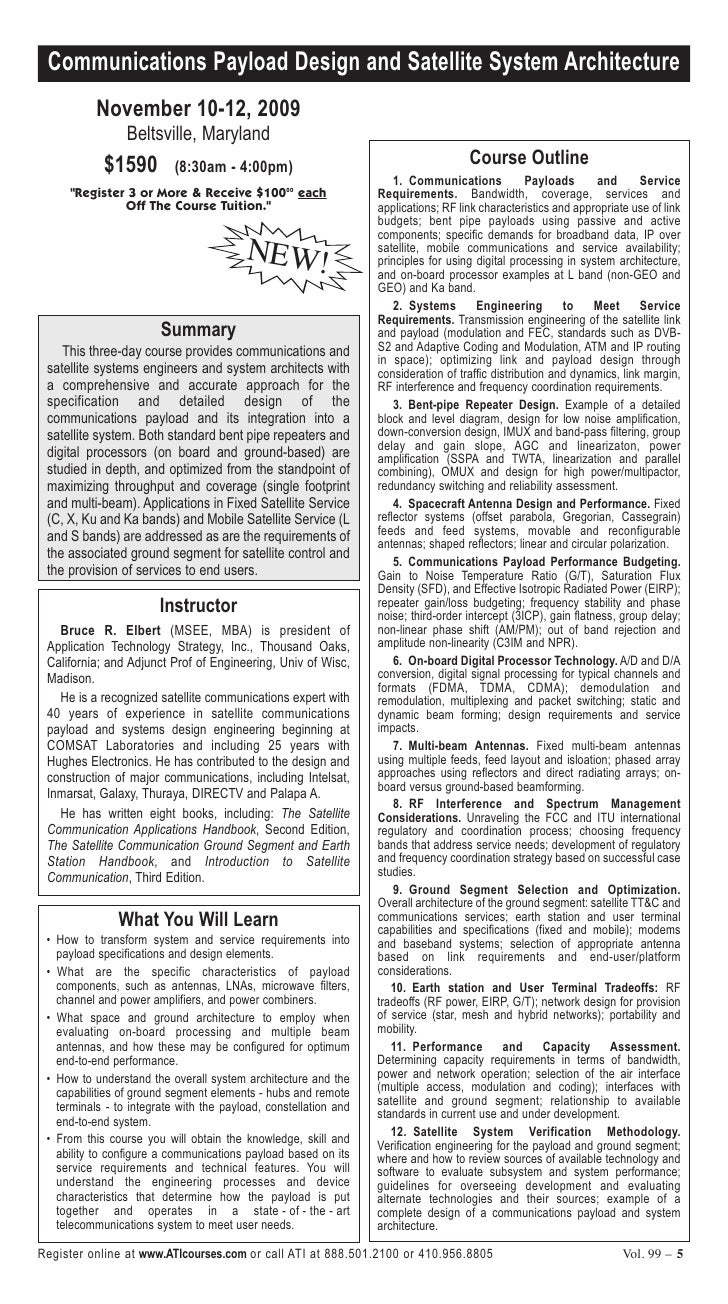 ati professional development courses catalog on space satellite and aerospace engineering 5 728