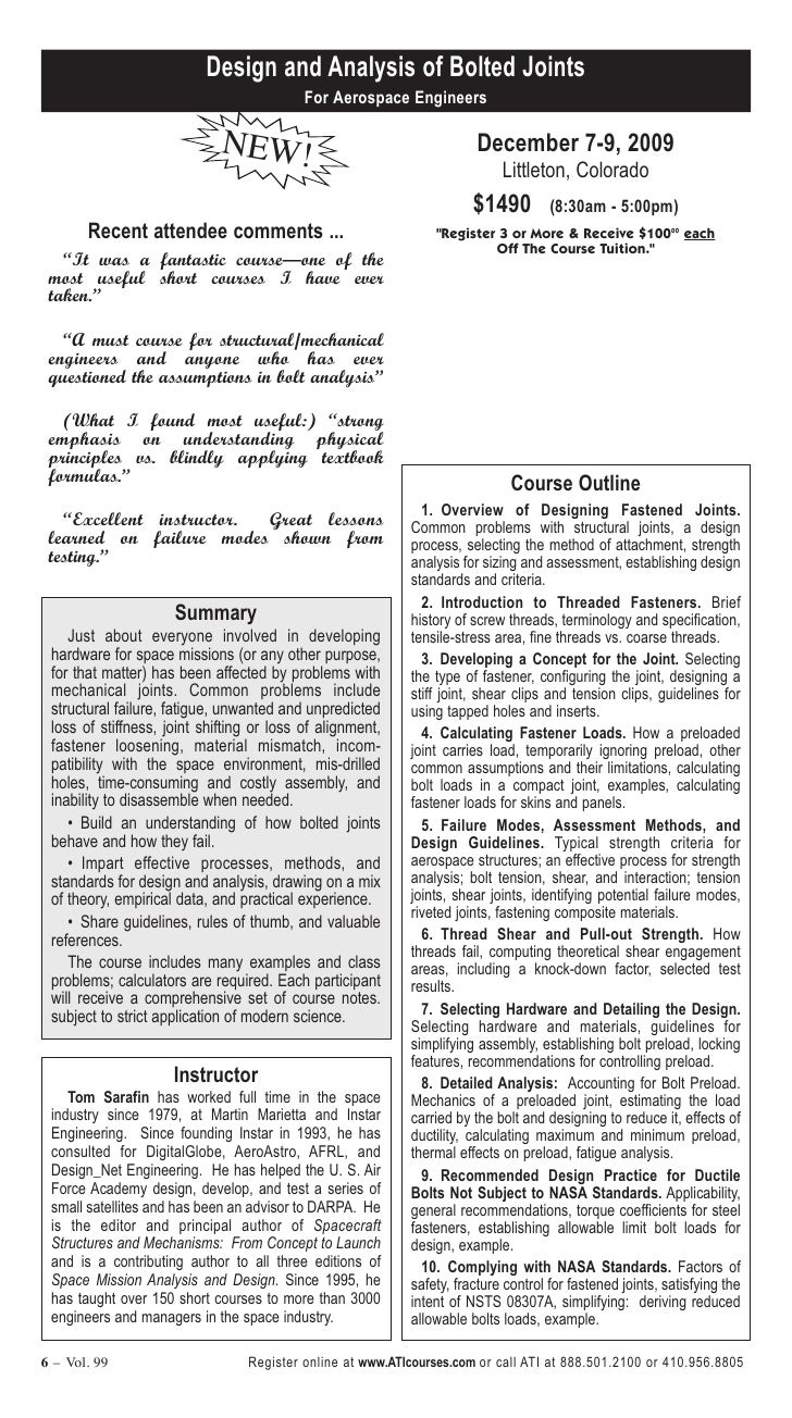 ATI Professional Development Courses Catalog On Space, Satellite and