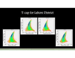 T-cap for Lahore District
Tuesday, May 10, 2016CENTER OF EARTH AND ENVIRONMENTAL SCIENCES, UNIVERSITY OF THE PUNJAB 25
 