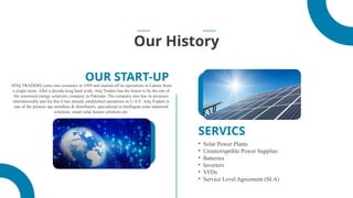 Comprehensive Solar Power Solutions by Atiq Traders in Pakistan | PPTX