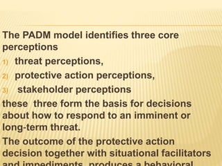 presentation on psychological theories about disasters and impacts | PPTX