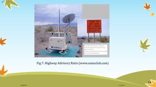 Fig 7. Highway Advisory Ratio (www.samsclub.com)
13
11/2/2015GANESH SJ
 