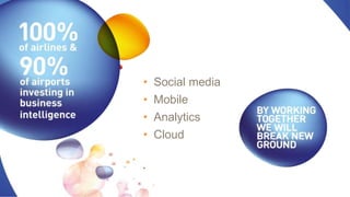 • Social media
• Mobile
• Analytics
• Cloud
 