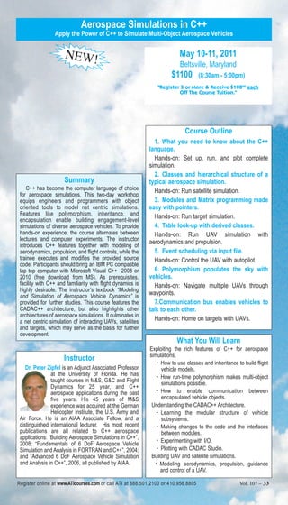 NEW catalog of ATI courses on Acoustics, Sonar, Engineering, Radar ...