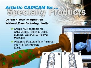 Artistic CAD-CAM Software for Custom Woodworking, CNC Routing & More