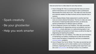 • Spark creativity
• Be your ghostwriter
• Help you work smarter
 