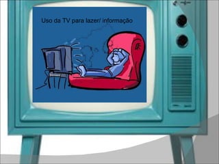 Uso da TV para lazer/ informação 
