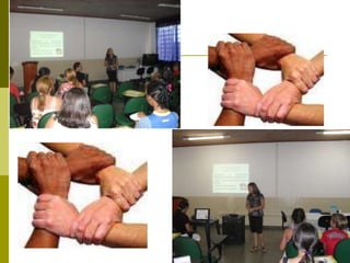 CONSELHO DE CLASSE O Conselho de Classe é o órgão de natureza deliberativa e consultiva em matéria didático-pedagógica, com atuação restrita a cada classe ou turma, responsável pelo processo coletivo de avaliação do desempenho de todos os envolvidos no contexto escolar.	Composição do C. de Classe: Diretor da UE ou seu representante, na qualidade de presidente, os professores da turma, incluídos os professores da sala de recursos - da classe especial,coordenador pedagógico, o coordenador de secretaria,  alunos ou seus representantes, representantes de pais ou responsáveis. GRÊMIO ESTUDANTIL - é uma instância colegiada que representa os interesses dos  alunos nas decisões da escola.Objetivos do Grêmio Estudantil – conf. 		Regimento Escolar:I – congregar/unir o corpo discente da UE;II – defender os interesses individuais e coletivos dos alunos da UE;III – incentivar a cultura literária, artística e desportiva de seus membros;IV- promover a cooperação entre administradores, professores, funcionários e alunos, buscando o aprimoramento do trabalho escolar;V- realizar intercâmbio e colaboração de caráter cultural, educacional, cívico, desportivo e social com entidades congêneres;VI – zelar pela adequação do ensino às reais necessidades da comunidade escolar e local;VII – zelar pela valorização do ensino público e gratuito;VIII – defender, permanentemente, na escola, a democracia e o respeito à liberdade, sem distinção de raça, cor, sexo, nacionalidade, convicção política ou religiosa;IX – identificar e promover o desenvolvimento de lideranças estudantis;X – promover fóruns e debates internos de deliberação para a melhoria da qualidade de ensino na UE.