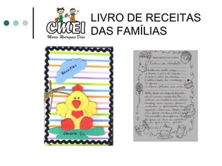 LIVRO DE RECEITAS DAS FAMÍLIAS 